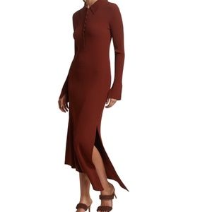 NWT A.L.C. Lance ribbed polo dollar dress